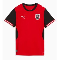 Stroje piłkarskie Austria Koszulka Podstawowej dla damskie MŚ 2026 Krótki Rękaw